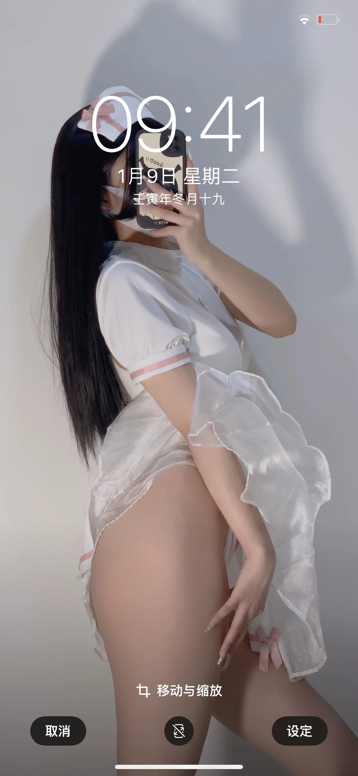徐绾绾yyyy – 白色护士装情趣内衣 9P